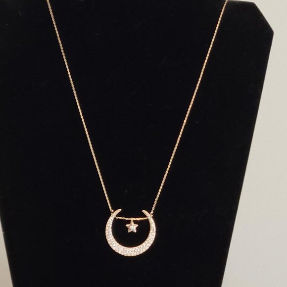 Moon and Star Necklace - Picture 2 of 6